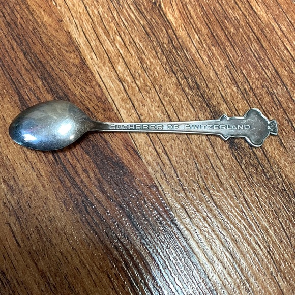 Rolex silver plated expresso teaspoon, Bucherer Of Switzerland 🇨🇭4.5” long spoon - Picture 5 of 7